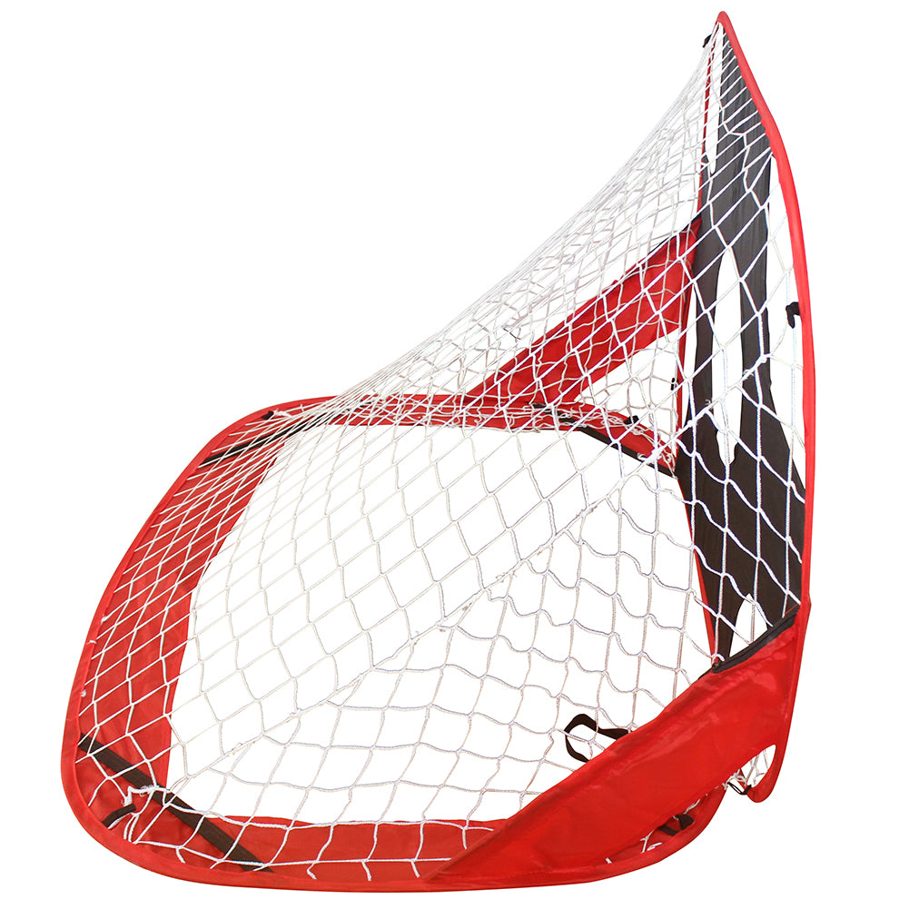 MUWO Pop Up Indoor Outdoor Fußballtor mit Torwand