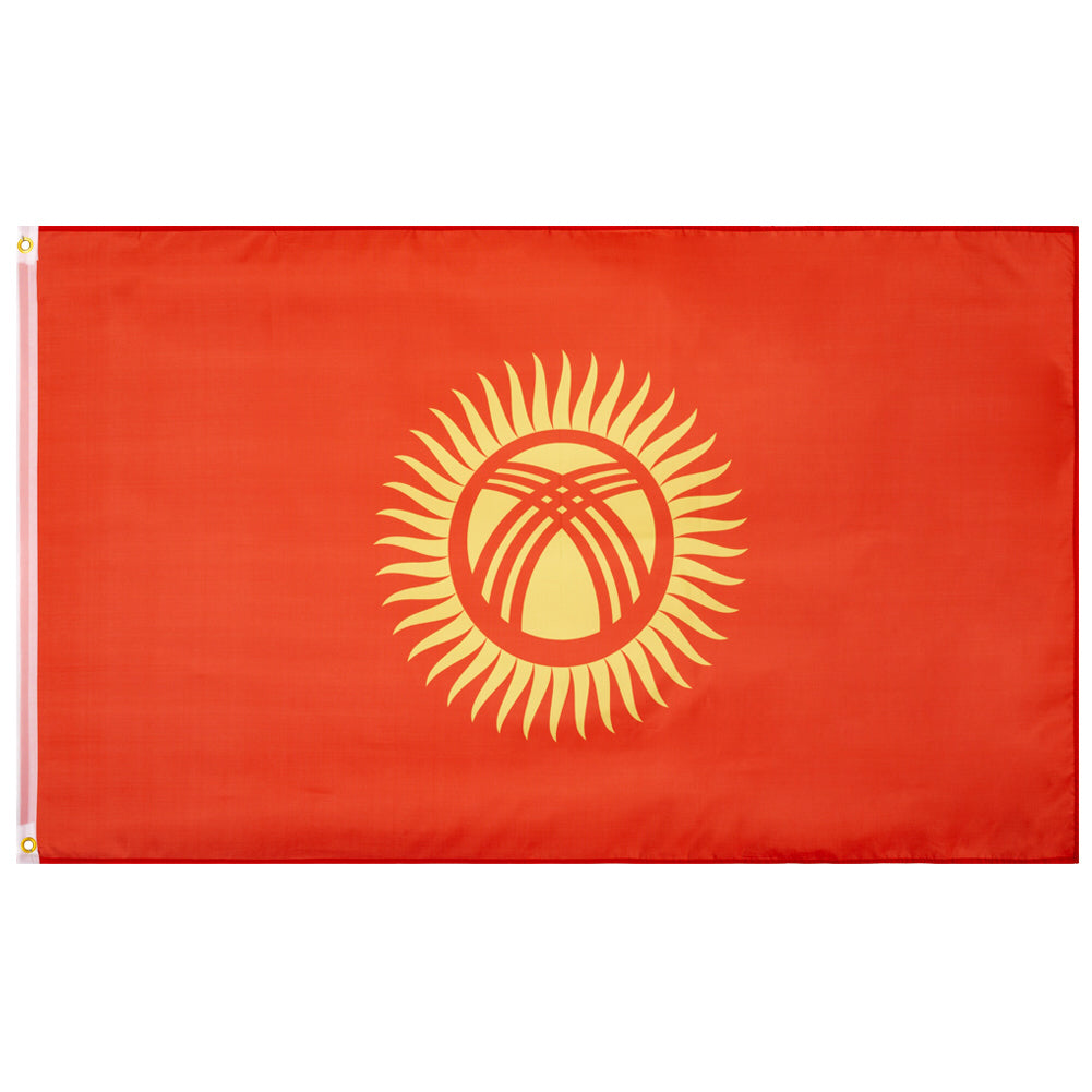 Kirgistan / Republika Kirgiska Flaga MUWO "Nations Together" 90x150cm