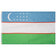 Uzbekistan Flaga MUWO 
