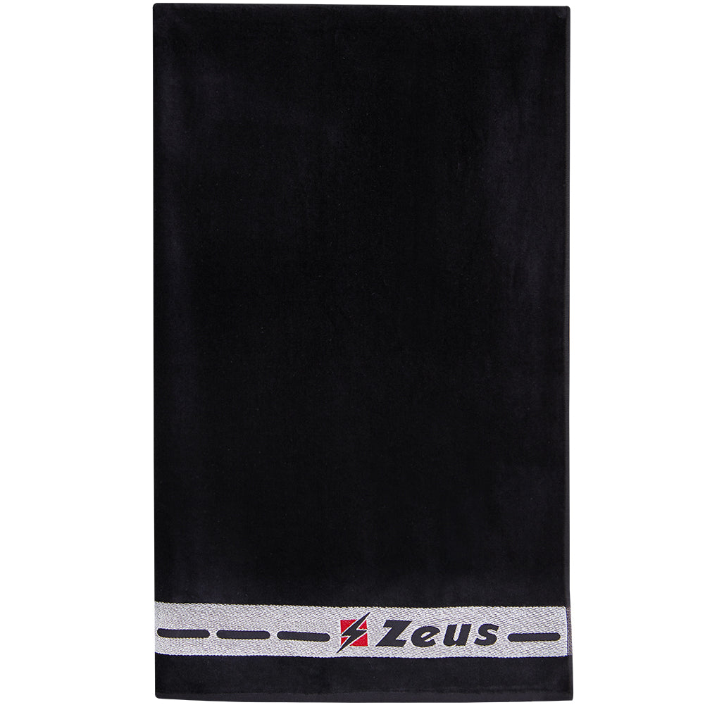 Zeus Plażowy ręcznik z bawełny 155 x 100 cm czarny