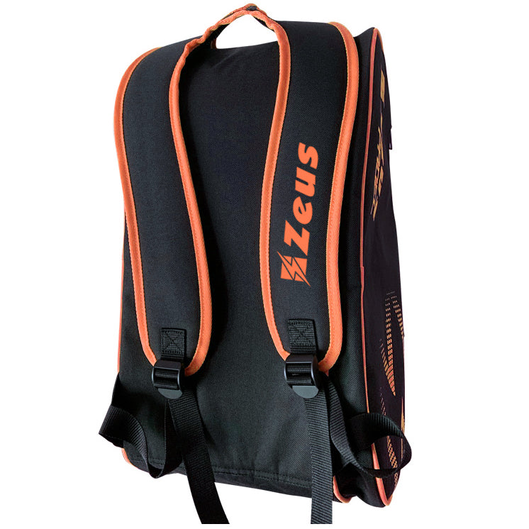 Zeus Padel Bag Padelschläger Tasche schwarz orange