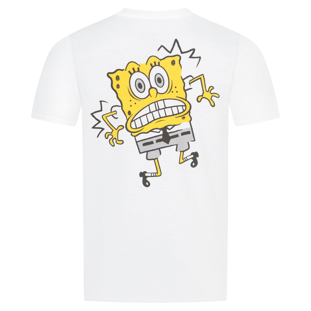 SPONGEBOB SCHWAMMKOPF Shock Herren T-Shirt POMTS517WHT
