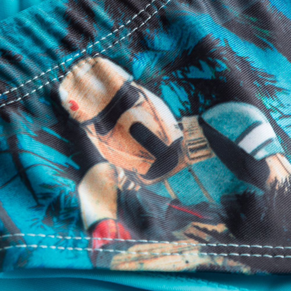 Star Wars Disney Chłopcy Slipy kąpielowe QE1753-niebieski
