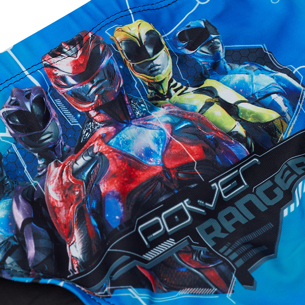Power Rangers Chłopcy Slipy kąpielowe QE1798-czarny