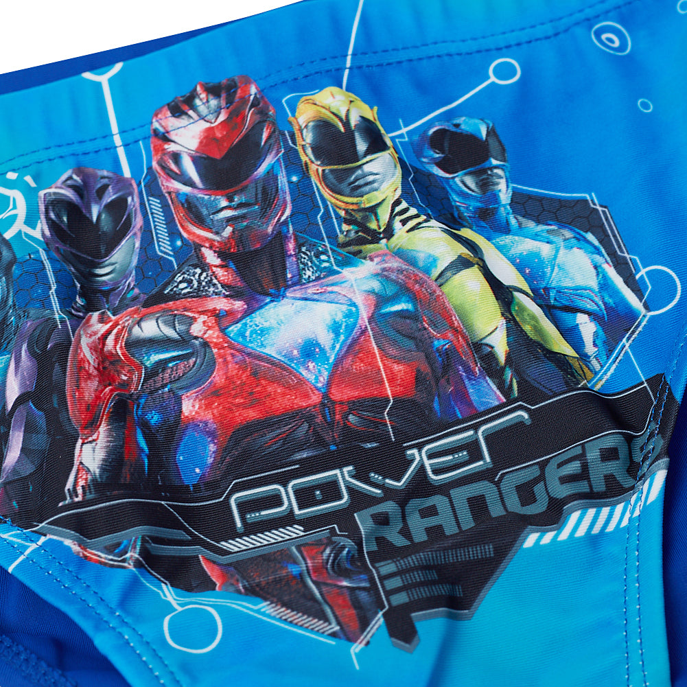 Power Rangers Chłopcy Slipy kąpielowe QE1798-niebieski