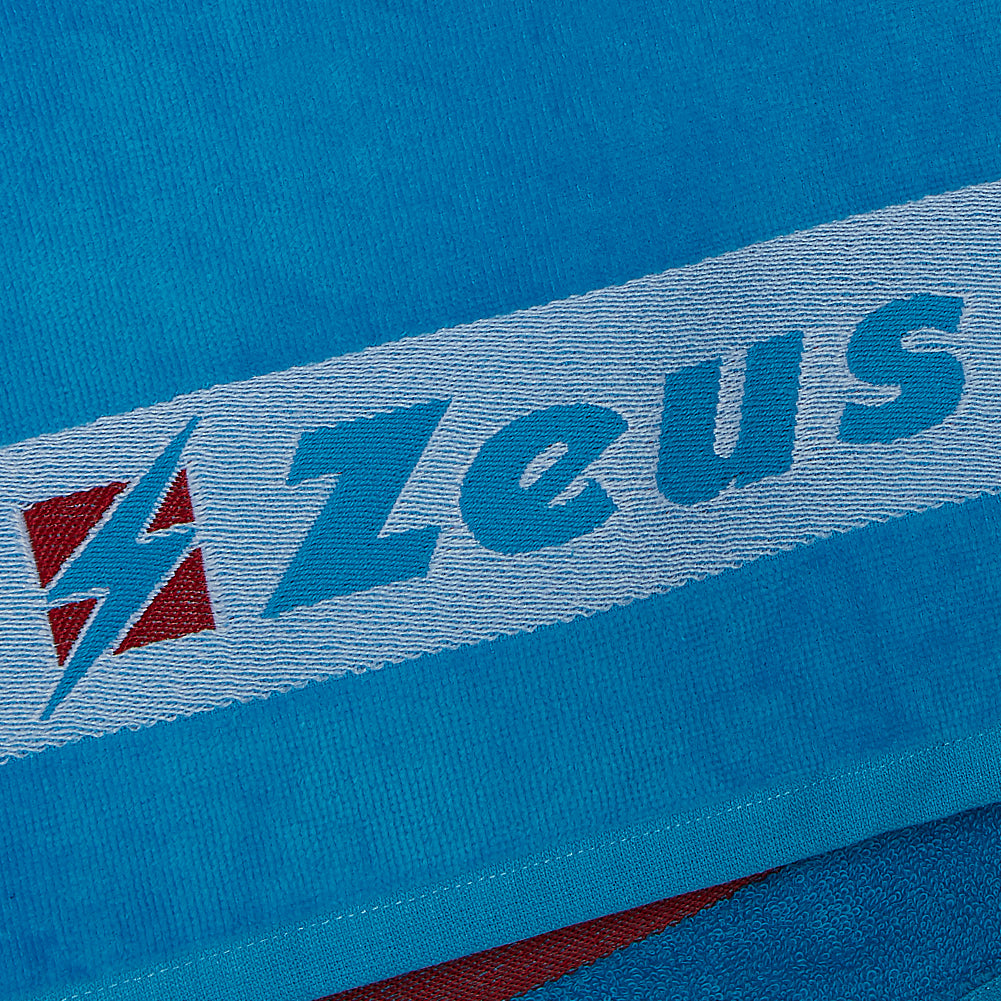Zeus Plażowy ręcznik z bawełny 155 x 100 cm niebieski