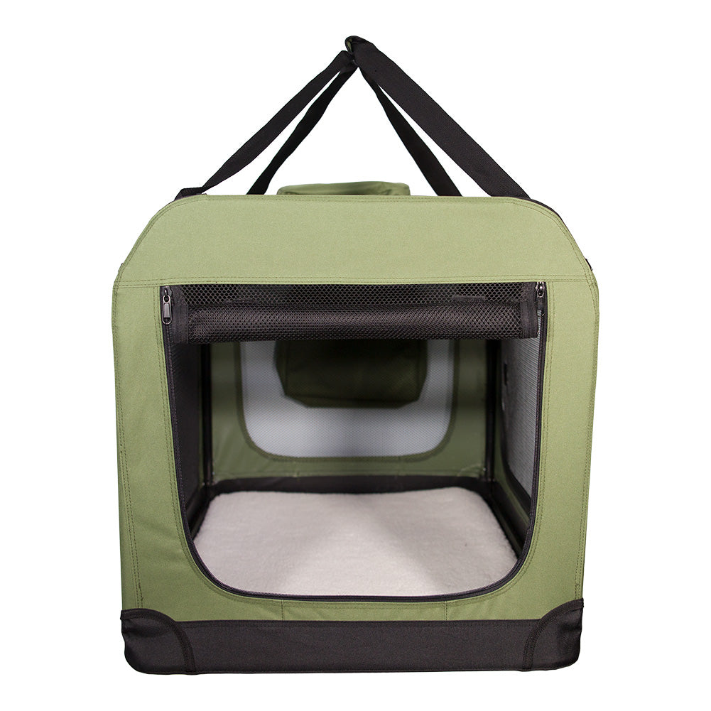 SPOCADO "Palace" Transporttasche für Tiere 70 x 52 x 52 cm grün
