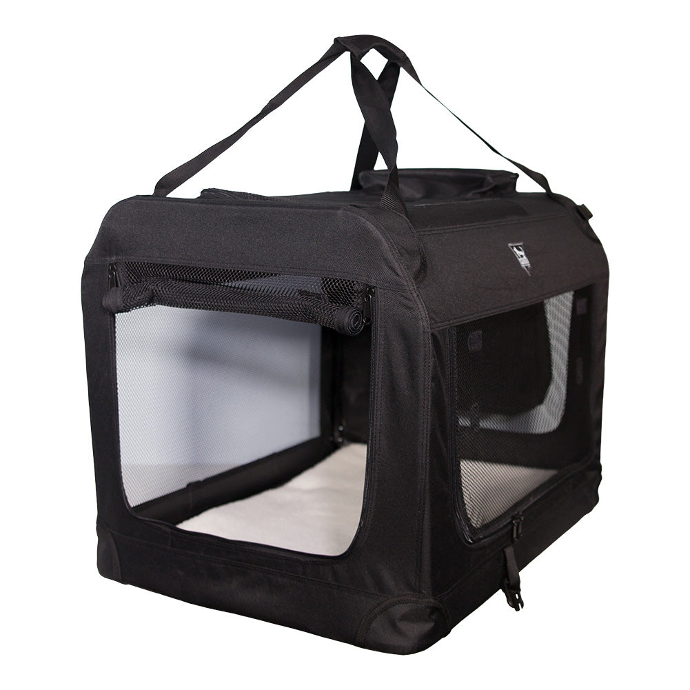 SPOCADO "Palace" Transporttasche für Tiere 92 x 64 x 64 cm schwarz