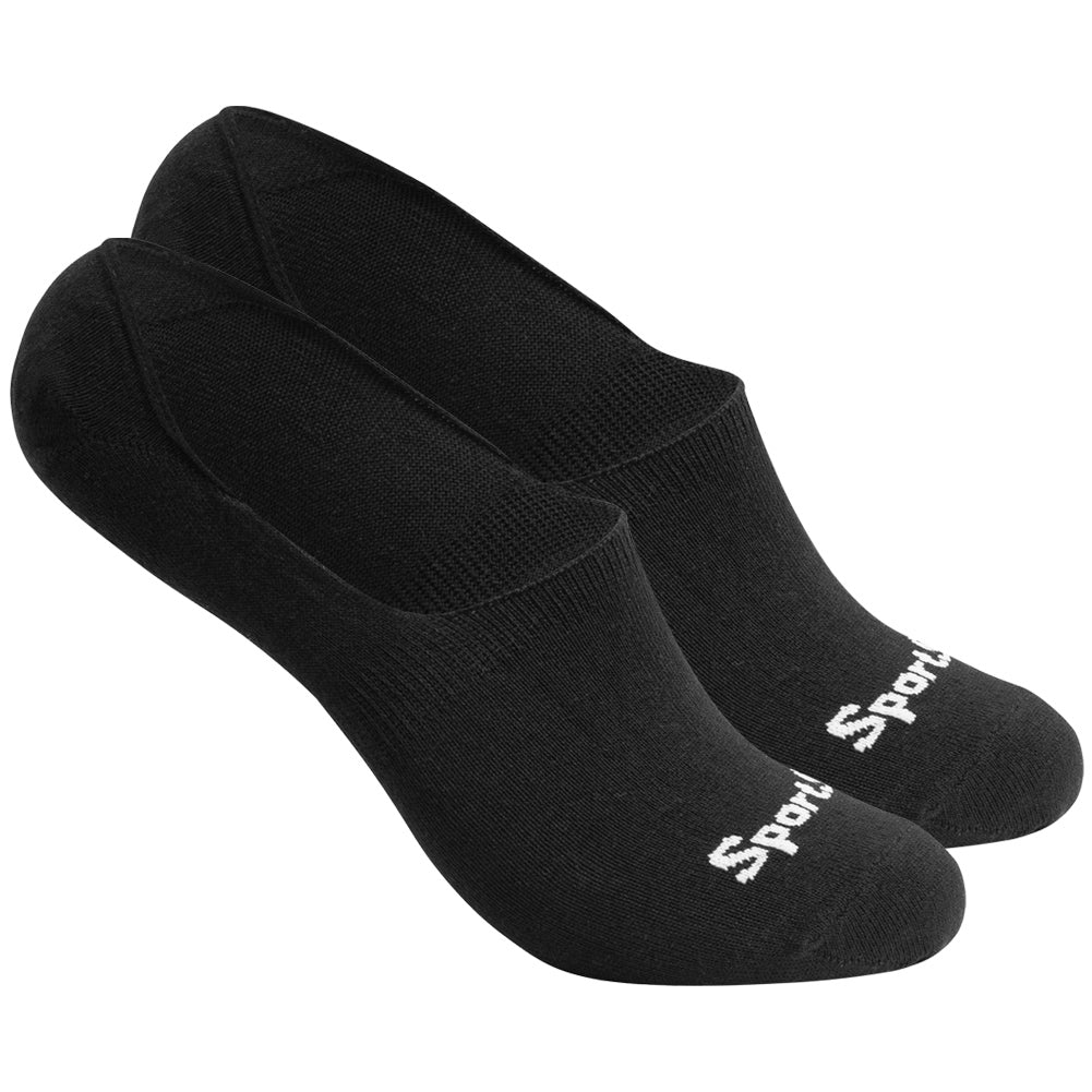 SportSpar.de "Sparlinge" Stopki Skarpety do sneakersów 3 pary czarny