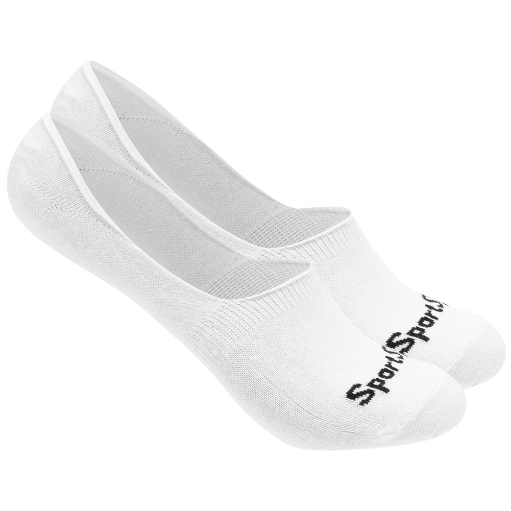 SportSpar.de "Sparlinge" Stopki Skarpety do sneakersów 3 pary biały