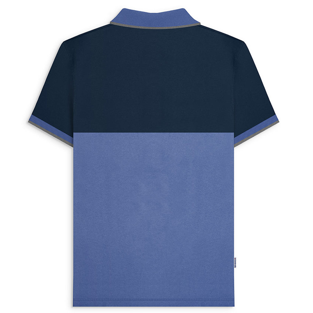 Lambretta Contrast Panel Herren Polo-Shirt SS1219-NAVY
