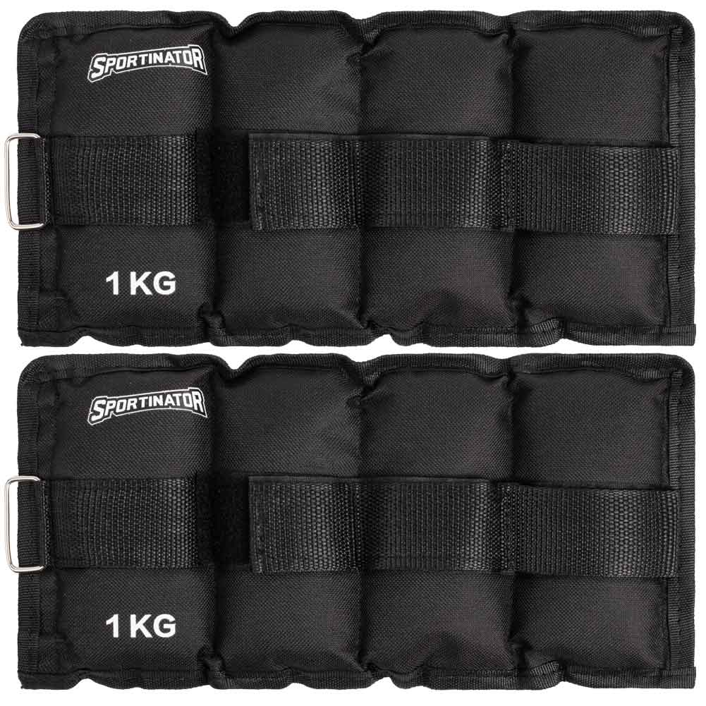 SPORTINATOR Obciążniki na nadgarstki i kostki 1kg 2 szt.