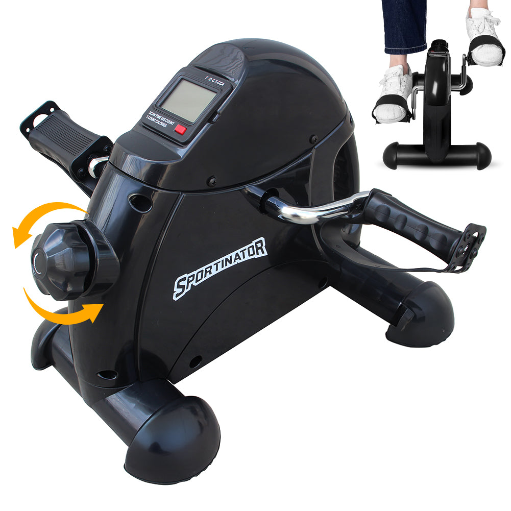 SPORTINATOR "Mobility" Mini Pedaltrainer für Beine und Arme schwarz