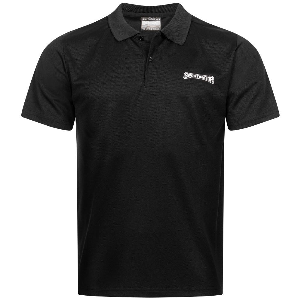SPORTINATOR Essentials Mężczyźni Treningowa koszulka polo czarny