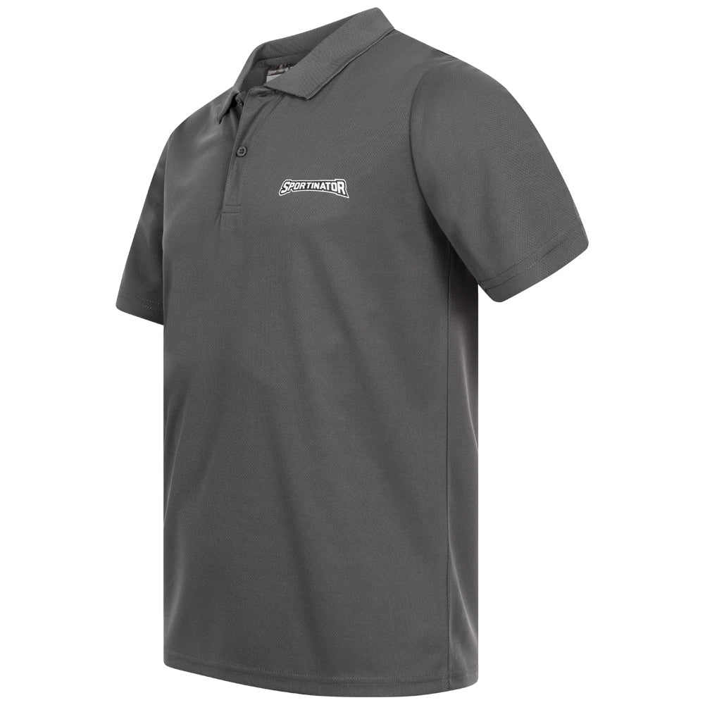 SPORTINATOR Essentials Mężczyźni Treningowa koszulka polo szary