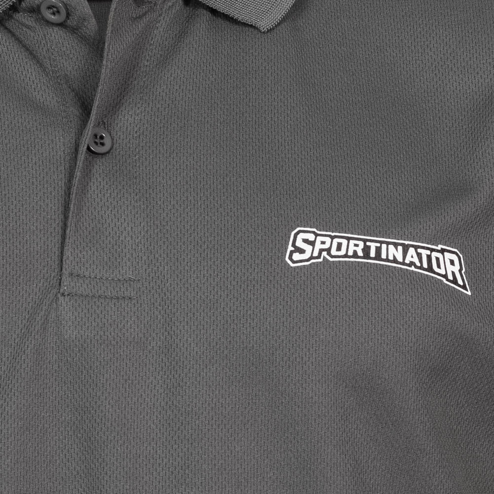SPORTINATOR Essentials Mężczyźni Treningowa koszulka polo szary