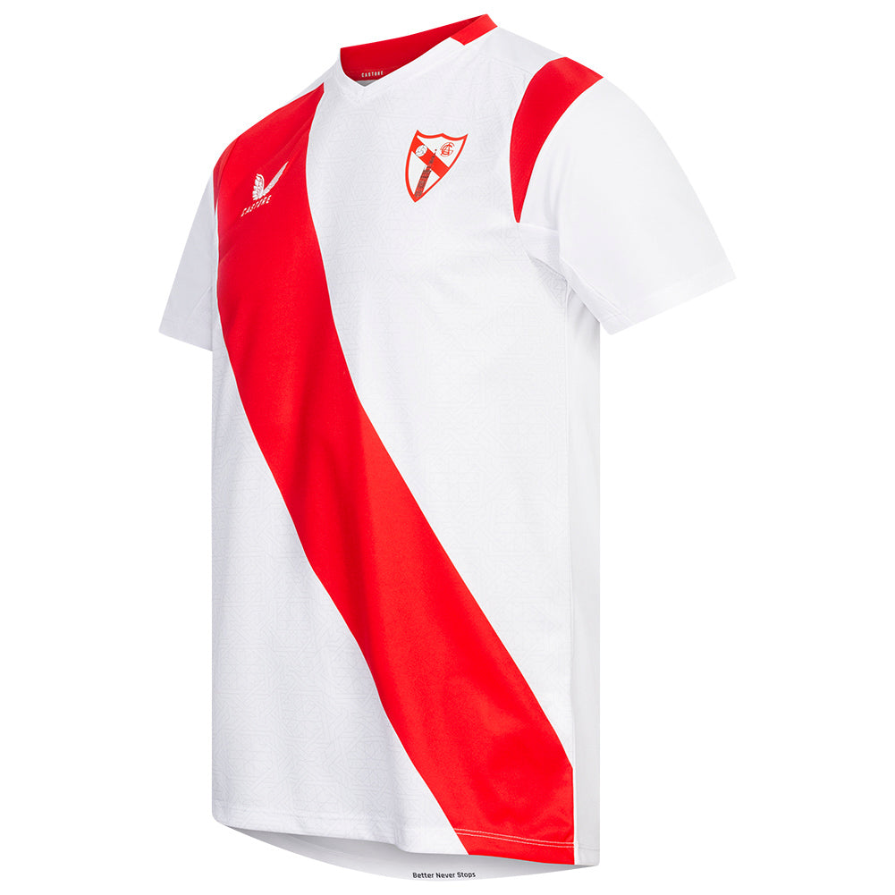 Sevilla Atlético CASTORE Herren Heim Trikot TM1137-WHITETRUERED