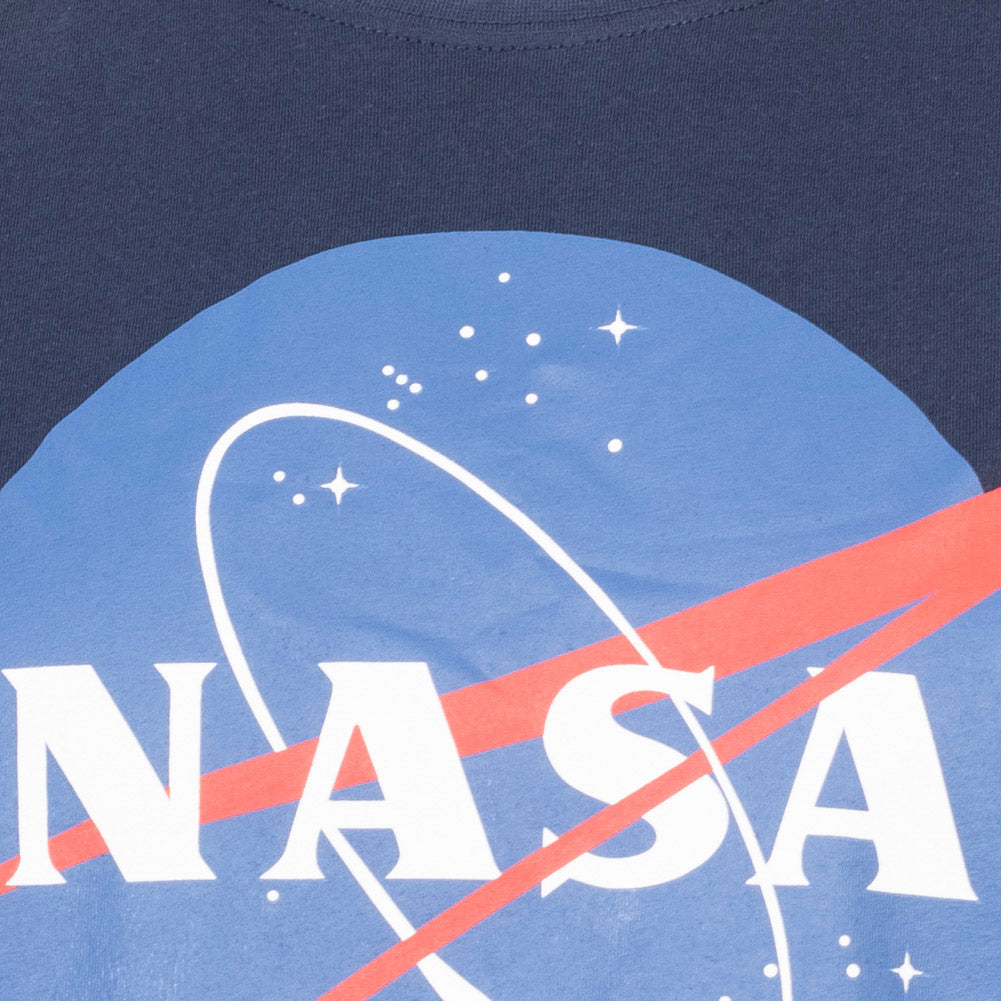 NASA Circle Logo Herren T-Shirt TMMTS007NVY