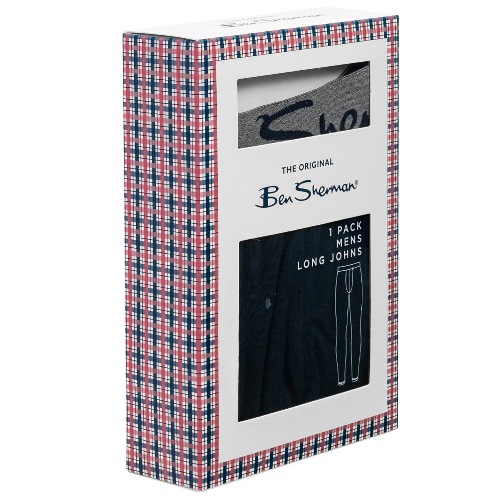 BEN SHERMAN Long John Mężczyźni Kalesony U5-1360-BS-NAVY