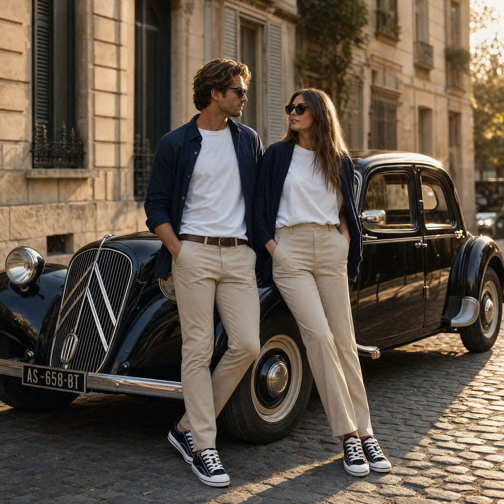 Citroën Unisex Canvas Sneaker black Y100262-B000